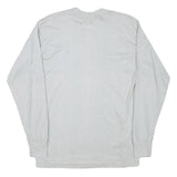 HEF-T Mens Grey Mail To Marina 1985 Graphic Long Sleeve Crew Neck T-Shirt L