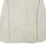 INFO Womens Beige Wool Blend Classic Jacket XXS Button Closure Plain Elegant