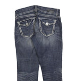 DAYTRIP Womens Jeans Blue Slim Denim Medium W32 L26 Stylish Contrast Stitching