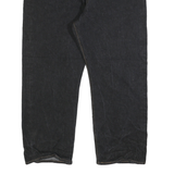 LEVI'S 501 Mens Jeans Black Regular Straight Denim Raw W39 L26 Button Closure