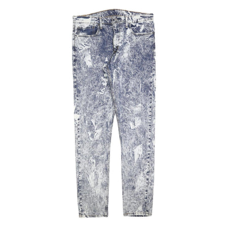 LEVI'S 512 Tapered Mens Jeans Blue Slim Denim Stone Wash W36 L36 Stylish Fit