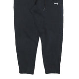 PUMA Mens Joggers Black Cotton Blend Slim Tapered M W30 L27 Casual Sportswear