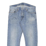LEVI'S Womens Jeans Blue Regular Straight Denim Light W32 L25 Classic Zip