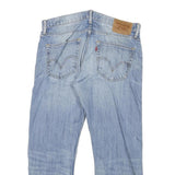 LEVI'S Womens Jeans Blue Regular Straight Denim Light W32 L25 Classic Zip