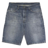 WRANGLER Mens Denim Blue Casual Shorts 2XL W42 Cotton Classic Fit