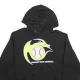 CHAMPION Mens Black Dragons Elite Baseball Hoodie M Cotton Blend Pullover