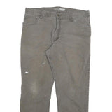 CARHARTT Mens Jeans Brown Relaxed Straight Denim Medium W36 L29 Workwear Utility
