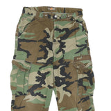 LIFE LINE Mens Shorts Green Camouflage Cargo M W30 Utility Pocketed