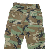 LIFE LINE Mens Shorts Green Camouflage Cargo M W30 Utility Pocketed