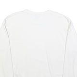 PUMA Womens White Cotton Blend Crew Neck UK 16 Sweatshirt Casual Sport