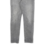 LEVI'S 512 Tapered Mens Jeans Grey Slim Denim Medium W30 L27 Distressed