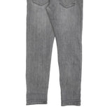 LEVI'S 512 Tapered Mens Jeans Grey Slim Denim Medium W30 L27 Distressed