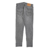 LEVI'S 512 Tapered Mens Jeans Grey Slim Denim Medium W30 L27 Distressed