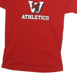 RUSSELL ATHLETIC Mens Red WHS Athletics Graphic T-Shirt S Short Sleeve Crew Neck