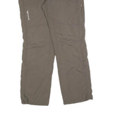 ICEPEAK Womens Regular Taupe Trousers W32 L32 Casual Outdoor Zip Pocketed
