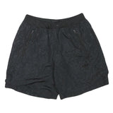NIKE Mens Shorts Black Casual M W28 Polyester Blend Performance Zip Pockets