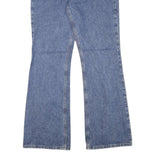 CALVIN KLEIN JEANS Womens Blue Regular Fit Flared Denim Medium Wash W28 L31 Zip