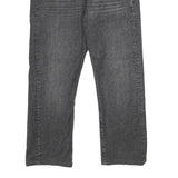 LEVI'S 501 Mens Jeans Black Classic Straight Denim Medium W34 L26 Button Closure