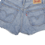 LEVI'S Womens Denim Shorts Blue Casual M W26 Cut-Off Distressed Hem
