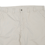 CARHARTT Mens Shorts Beige Casual Cotton Blend 4XL W48 Workwear Utility