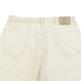 WRANGLER Womens Shorts Cream Casual Plain L W36 Cotton Blend Relaxed Fit