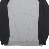 VANS Mens Grey & Black Sweatshirt Crew Neck M Cotton Blend Casual Pullover