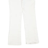 LEI Womens White Regular Bootcut Denim Jeans Cotton Blend Light W32 L30