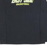 NIKE Mens Black East Side Basketball Graphic T-Shirt XL Long Sleeve Crew Neck