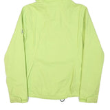 JACK WOLFSKIN Womens Yellow Jacket S Polyester Blend Outdoor Zip Hooded Pocket