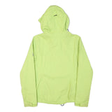 JACK WOLFSKIN Womens Yellow Jacket S Polyester Blend Outdoor Zip Hooded Pocket