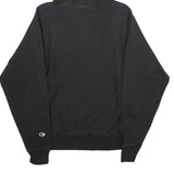 CHAMPION REVERSE WEAVE Mens Black Hoodie M Cotton Blend Pullover Drawstring