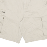RON JON SURF SHOP Mens Shorts Beige Cotton Cargo XL W32 Casual Beachwear Summer