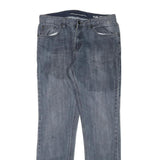 NAUTICA Womens Regular Fit Blue Denim Jeans W30 L29 Cotton Blend Zip Pockets