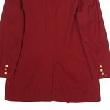 Liz Claiborne Womens Red & Black Wool Blazer Jacket UK 12 Button Closure