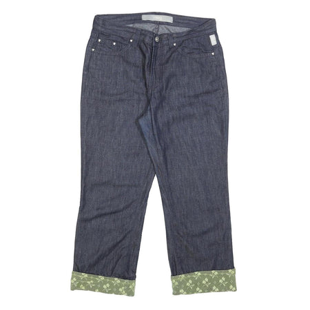 VERSACE JEANS COUTURE Womens Jeans Blue Regular Straight Denim Raw W31 L23