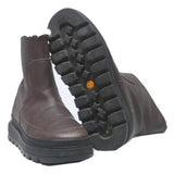 TIMBERLAND Womens Ankle Boots Brown Leather UK 4 Comfortable Warm Casual