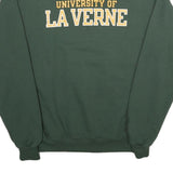 CHAMPION Mens Green University Of La Verne Crew Neck S Cotton Blend Sweatshirt