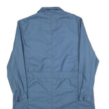 SPILAG Mens Blue Cotton Long Sleeve Button Jacket Size L Classic Workwear Plain