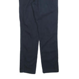 DICKIES Mens Cotton Blend Navy Regular Fit Straight Leg Trousers W32 L30