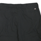 DICKIES Mens Shorts Black Cargo L W38 Workwear Durable Cotton Blend