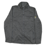 THE NORTH FACE Womens Grey Jacket L Polyester Blend Plain Zip Outdoor Casual