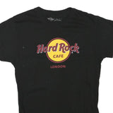 HARD ROCK CAFE Womens Black London Graphic T-Shirt XL Short Sleeve Crew Neck