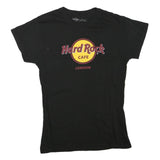 HARD ROCK CAFE Womens Black London Graphic T-Shirt XL Short Sleeve Crew Neck