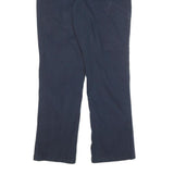 CARHARTT Mens Cotton Blend Navy Relaxed Leg Trousers W28 L30 Workwear Zip