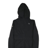 THE NORTH FACE Womens Black Outdoor Jacket S Polyester Blend Plain Hooded Zip