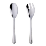 Anygleam Silver Giant Spoon & Fork Set – 2-Piece Stainless Steel