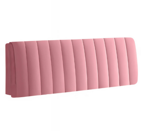 Anycozy Headboard Cover Pink Short Plush Super Soft Smooth Quilted Velvet Bed Back Dust Protector Cover 150x70cm