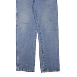 DICKIES Mens Jeans Blue Regular Straight Denim Medium W34 L34 Zip Cotton Blend
