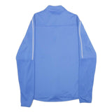 NIKE Mens Blue Slim Zip Jacket M Polyester Plain Sports Training Lightweight