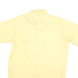 THE DIMENTION SHOP Mens Yellow Shirt XL Cotton Blend Short Sleeve Casual Pocket